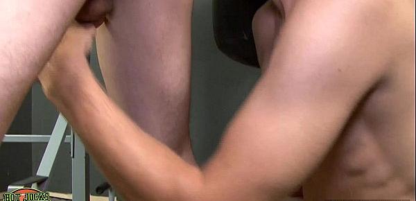  Seductive gay jocks fucking in the gym